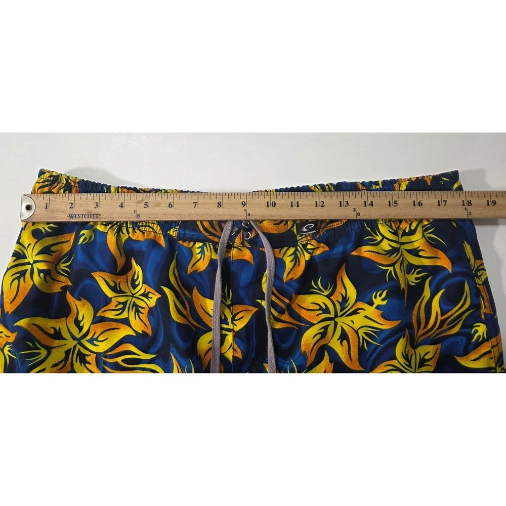 Sonoma Surf Gear Men's Tropical Floral Flame Board Shorts Swim Trunks Size‎ M